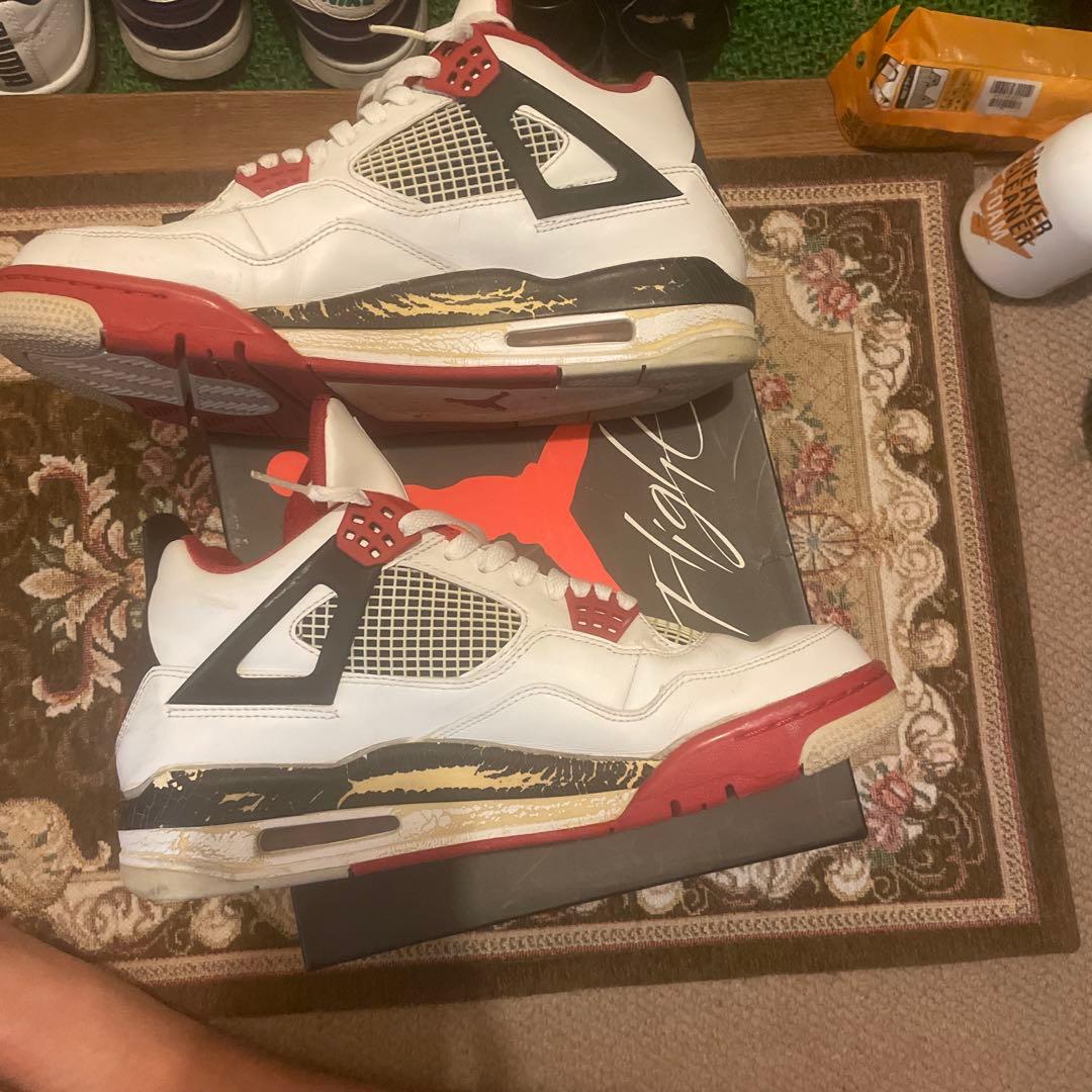シューズ(男性用) Nike Air Jordan 4 Retro OG Fire Red 2020