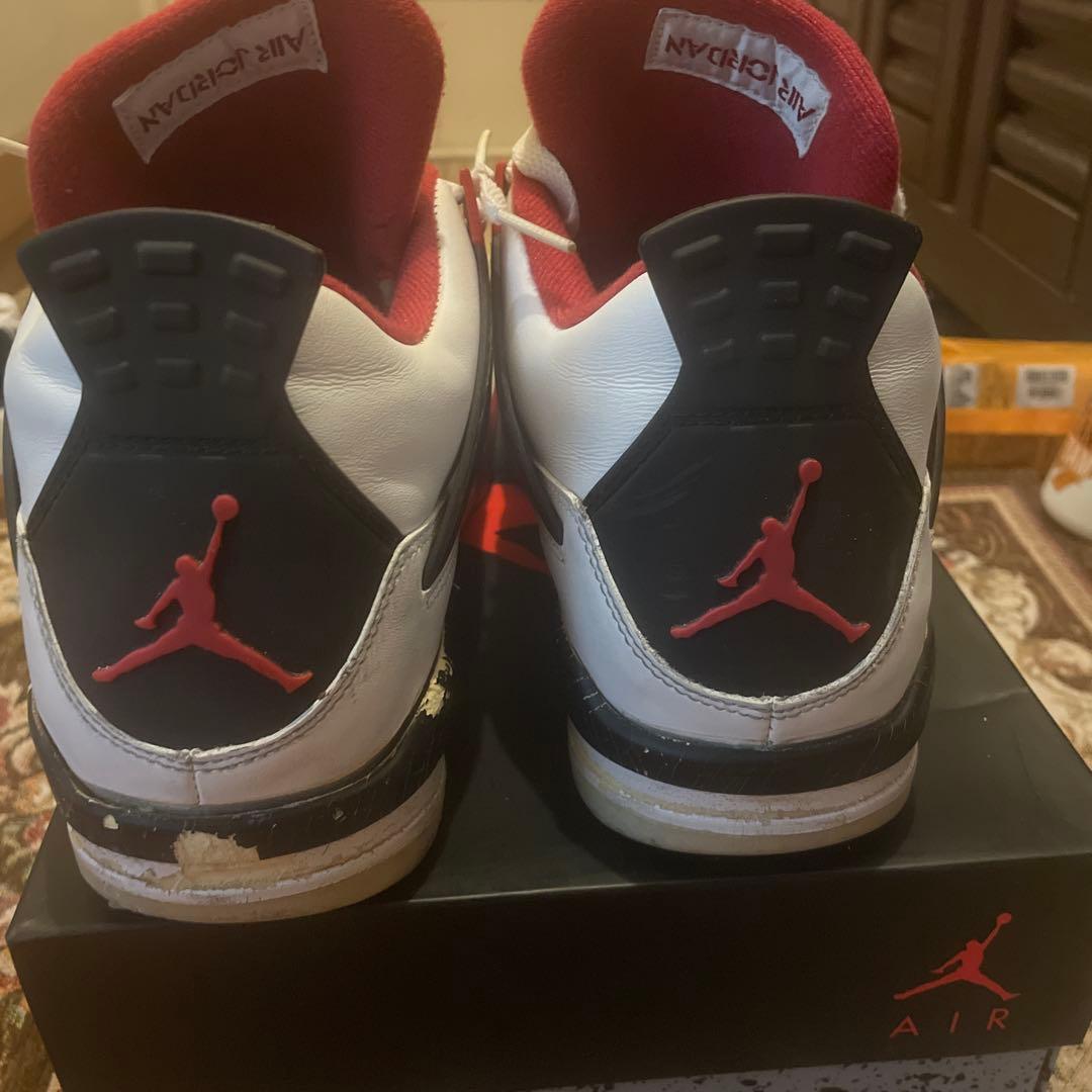 シューズ(男性用) Nike Air Jordan 4 Retro OG Fire Red 2020