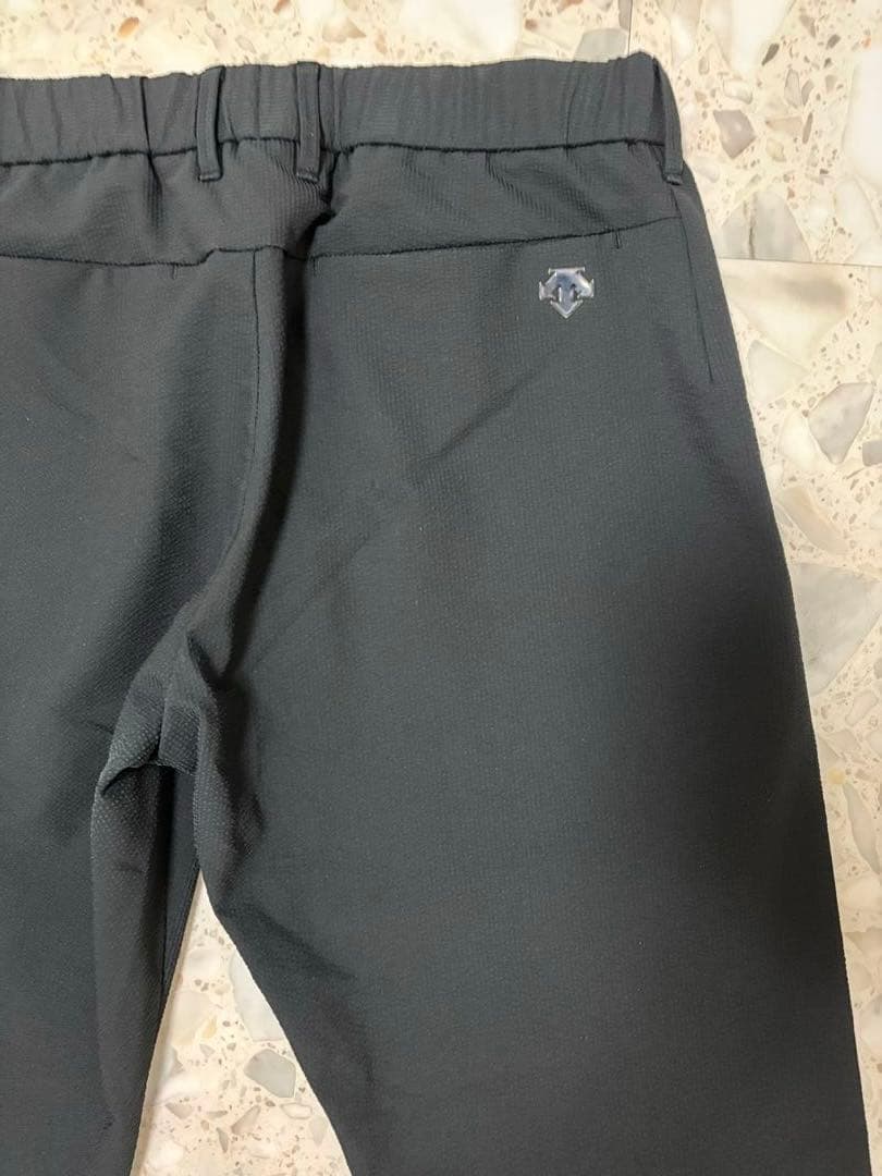 デサントゴルフ【美品】ロングパンツ メンズ 4WAYストレッチサッカーパンツ黒L