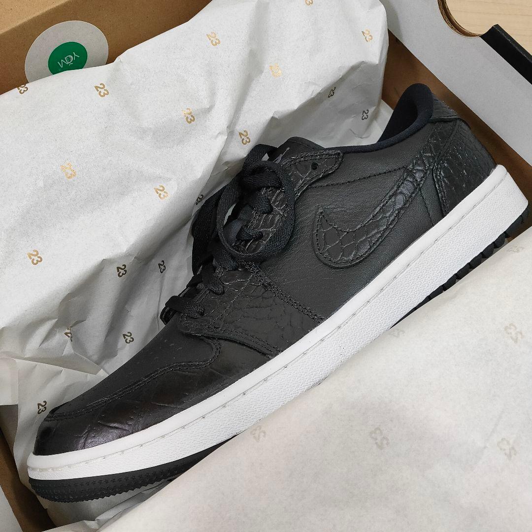 Nike Air Jordan1 Low G ブラッククロコダイル 28.5cm