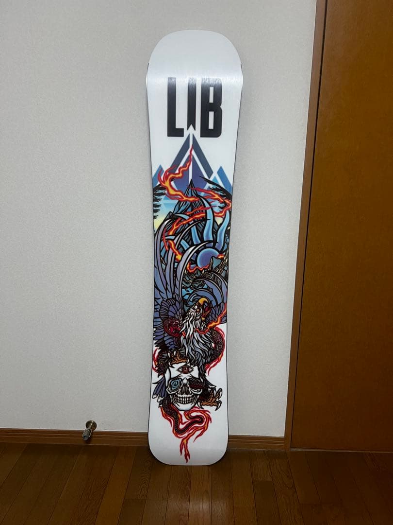 LIB TECHテレインレッカー 154センチ25-26モデル　ソールカバー付き