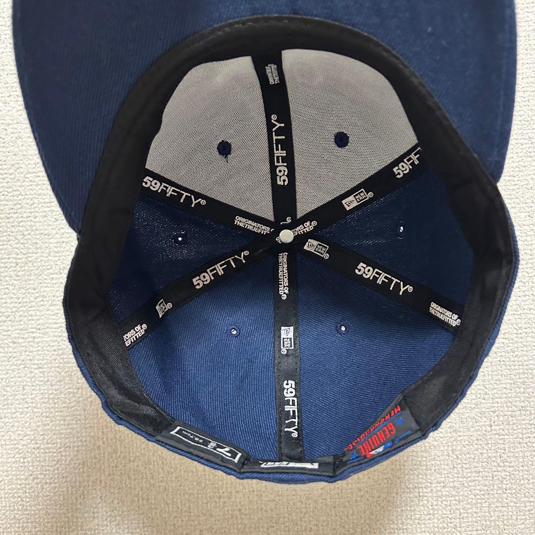 NEW ERAニューエラ キャップ 59FIFTY インディアンズ ネイビー
