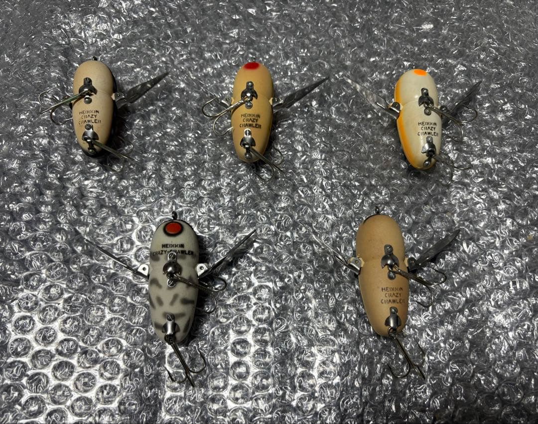 ヘドン　クレイジークローラー　レアカラー 5個セット　HEDDON ルアー