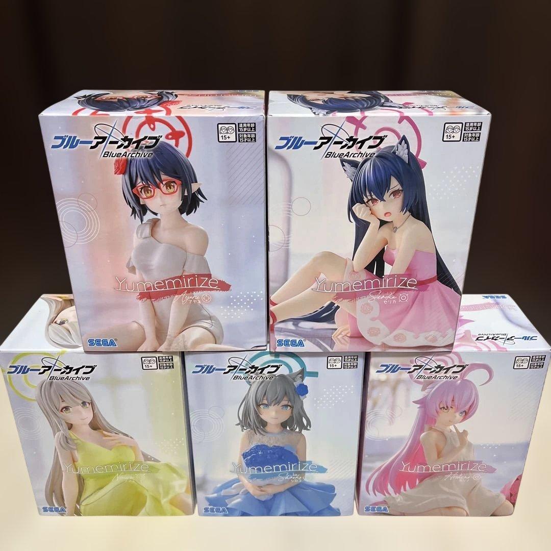 ブルーアーカイブ　Yumemirize　5体セット　クッション2個セット