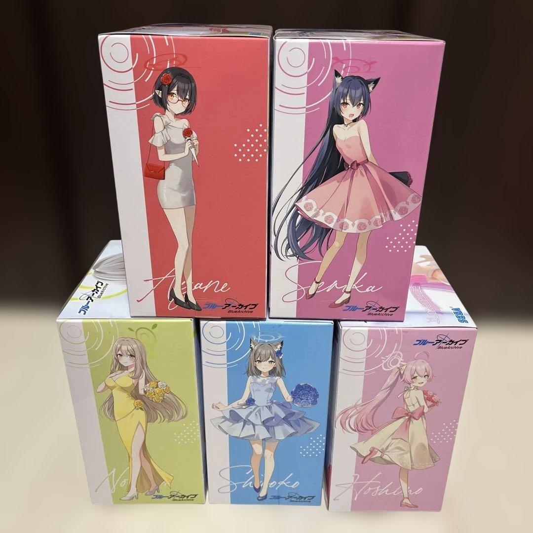 ブルーアーカイブ　Yumemirize　5体セット　クッション2個セット