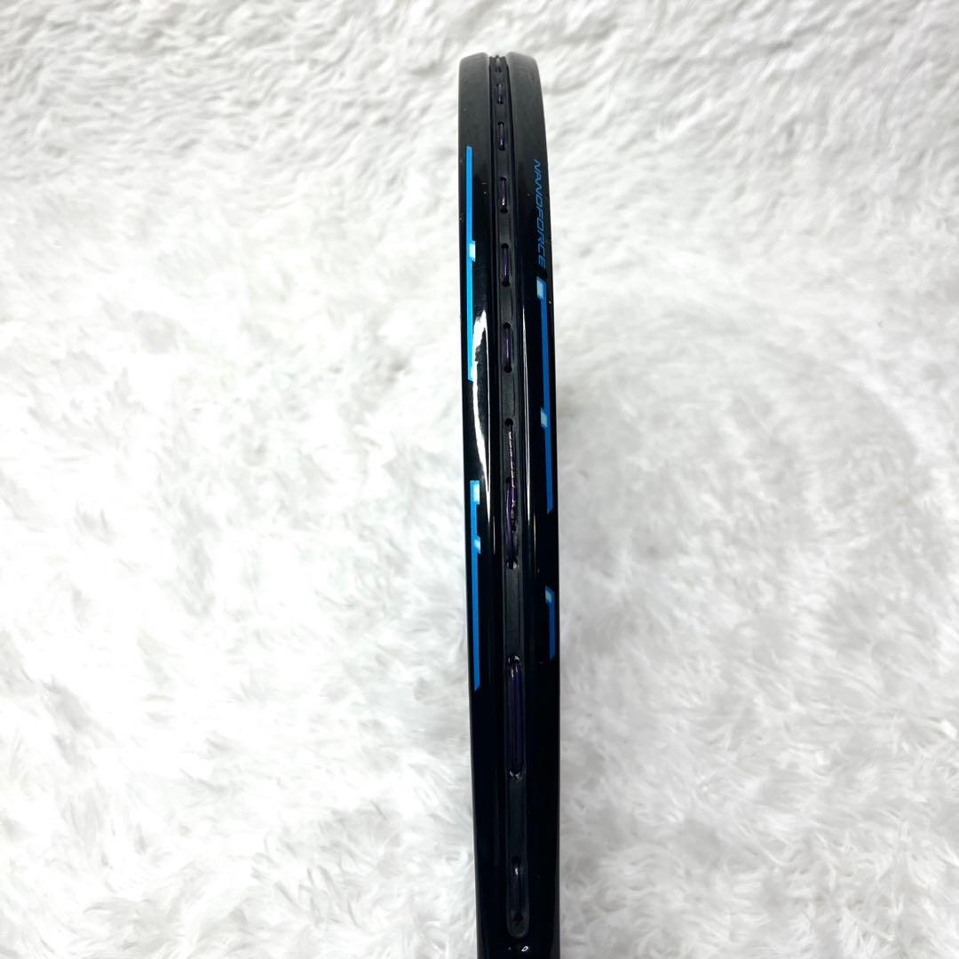 【美品】 ヨネックス ナノフォース8v REV UL1 ソフトテニスラケット 黒