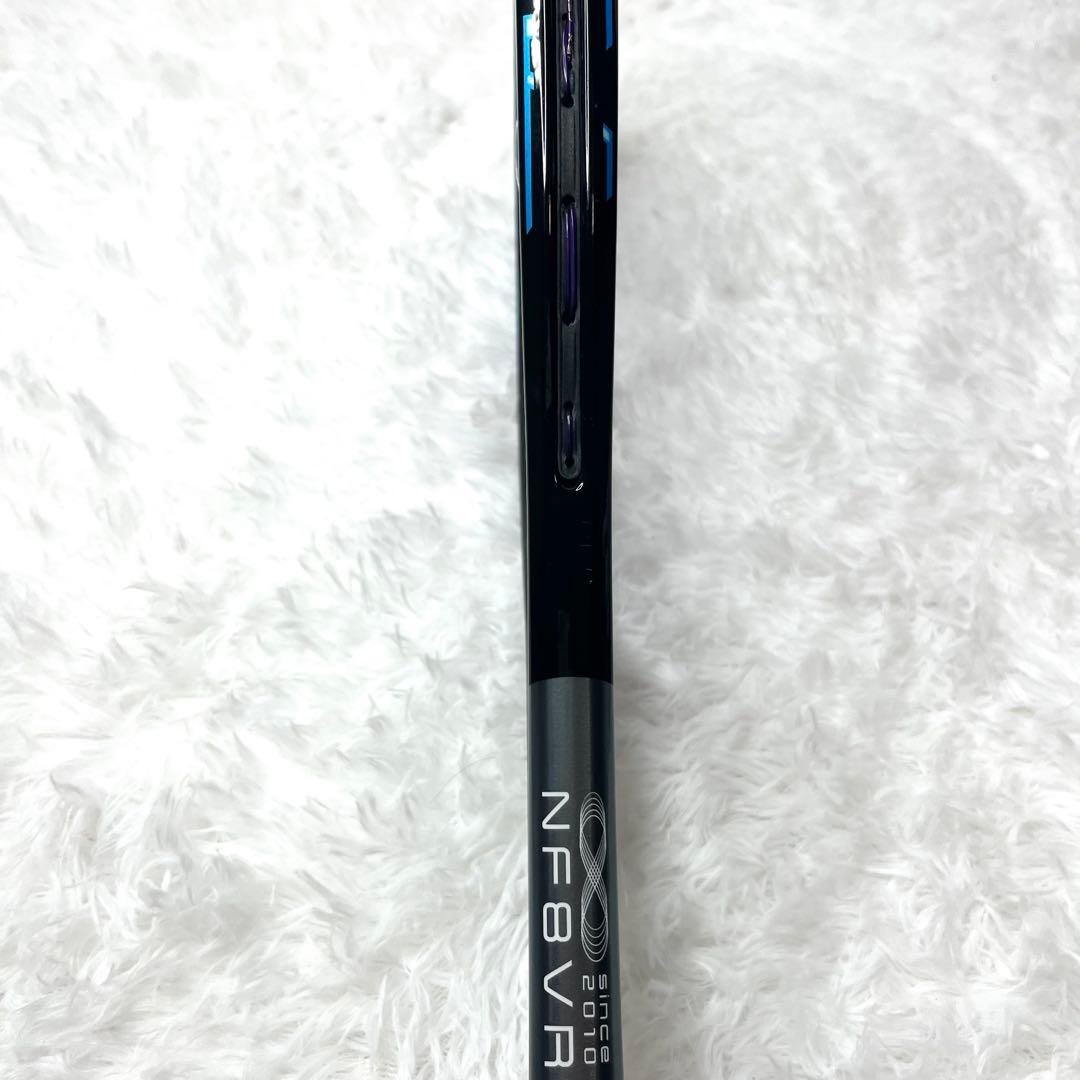【美品】 ヨネックス ナノフォース8v REV UL1 ソフトテニスラケット 黒