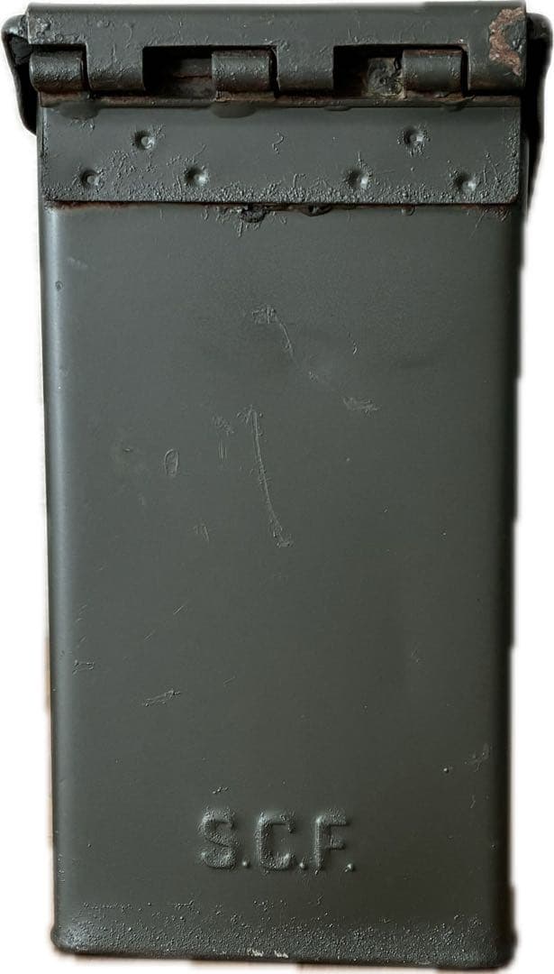 米軍実物 アーモ缶 弾薬箱 7.62MM NATO M80 LC-98C127