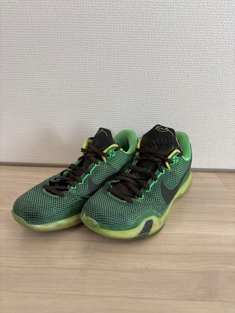 Nike Kobe バスケットボールシューズ グリーン/ブラック