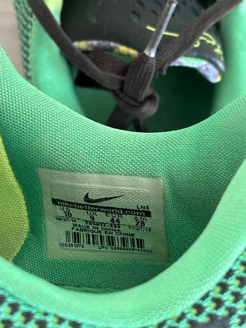 Nike Kobe バスケットボールシューズ グリーン/ブラック