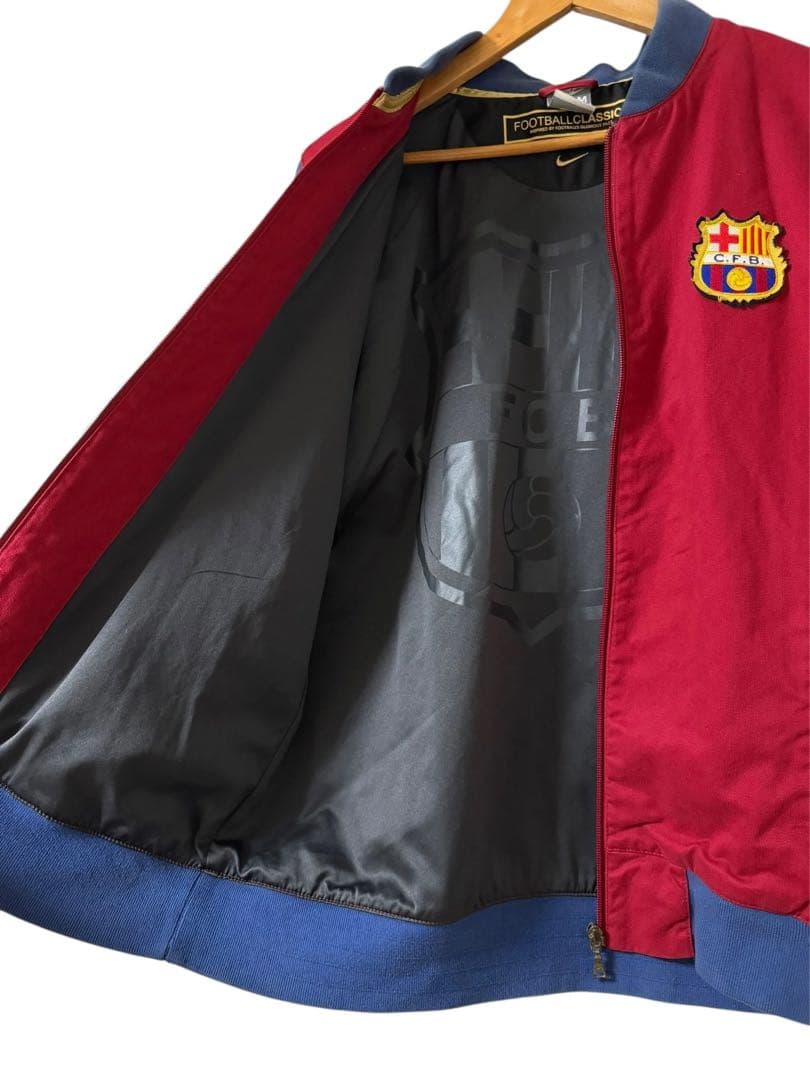NIKE FCバルセロナ ボンバージャケット M 赤青