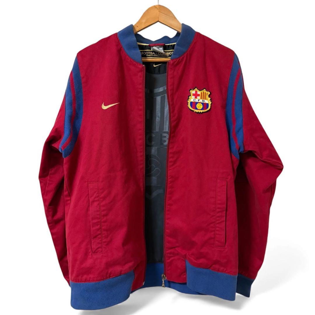 NIKE FCバルセロナ ボンバージャケット M 赤青