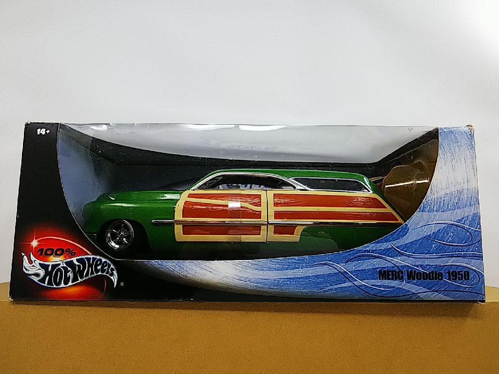 ホットウィール 1/18 1950 マーキュリー・ウッディー ダイキャストカー