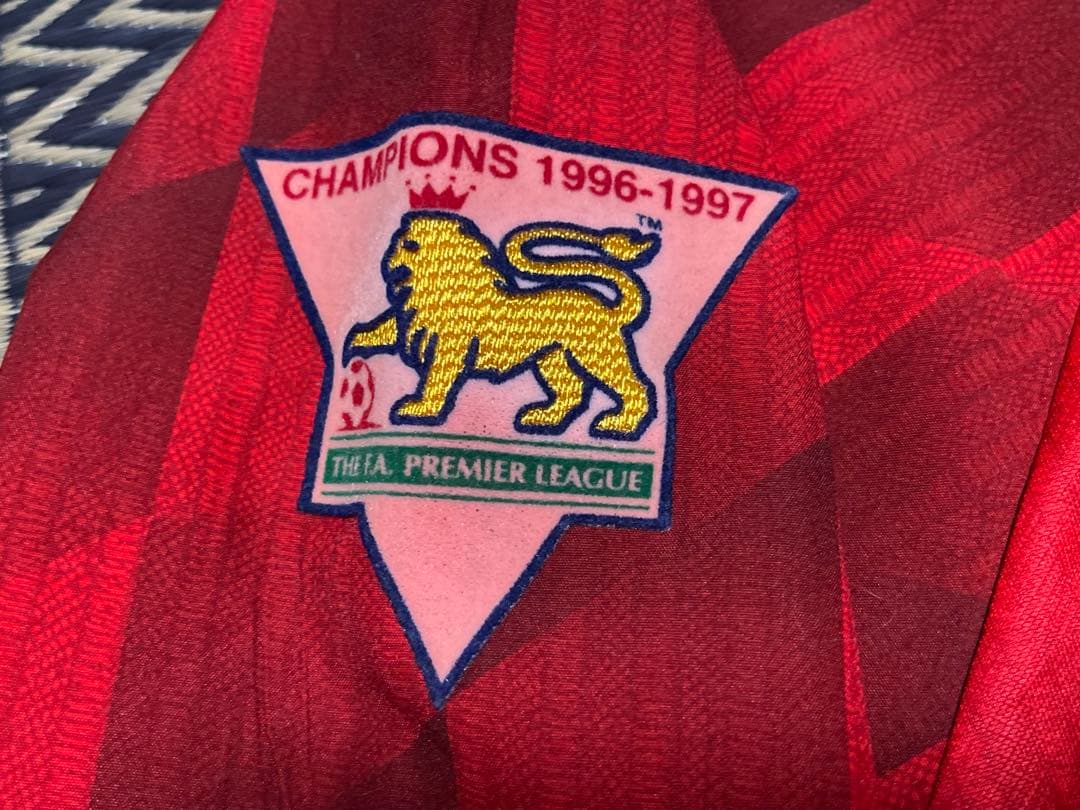 97-98 マンチェスターユナイテッド 長袖ユニフォーム M ベッカム
