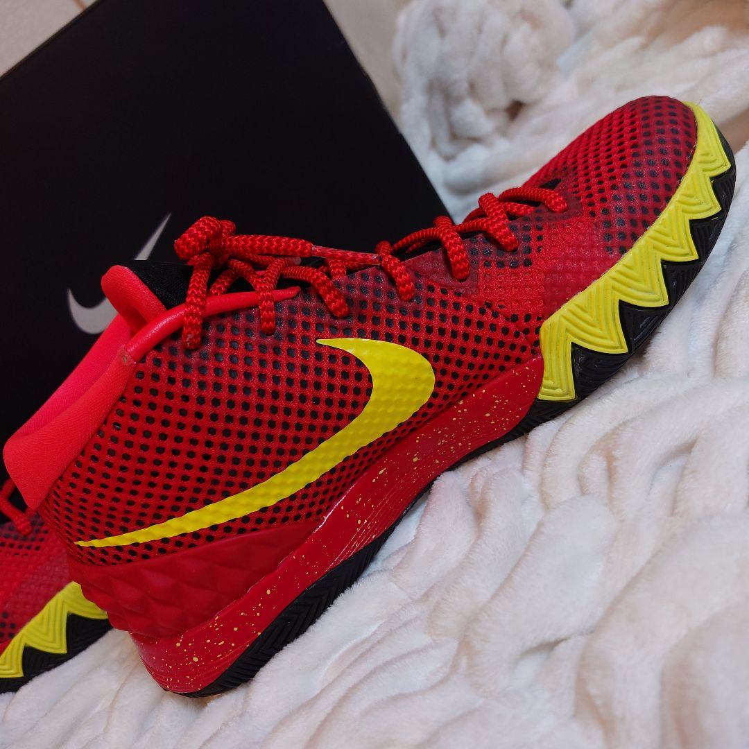 希少モデルNIKEカイリー1バスケットボールシューズ レッド×イエロー ナイキ