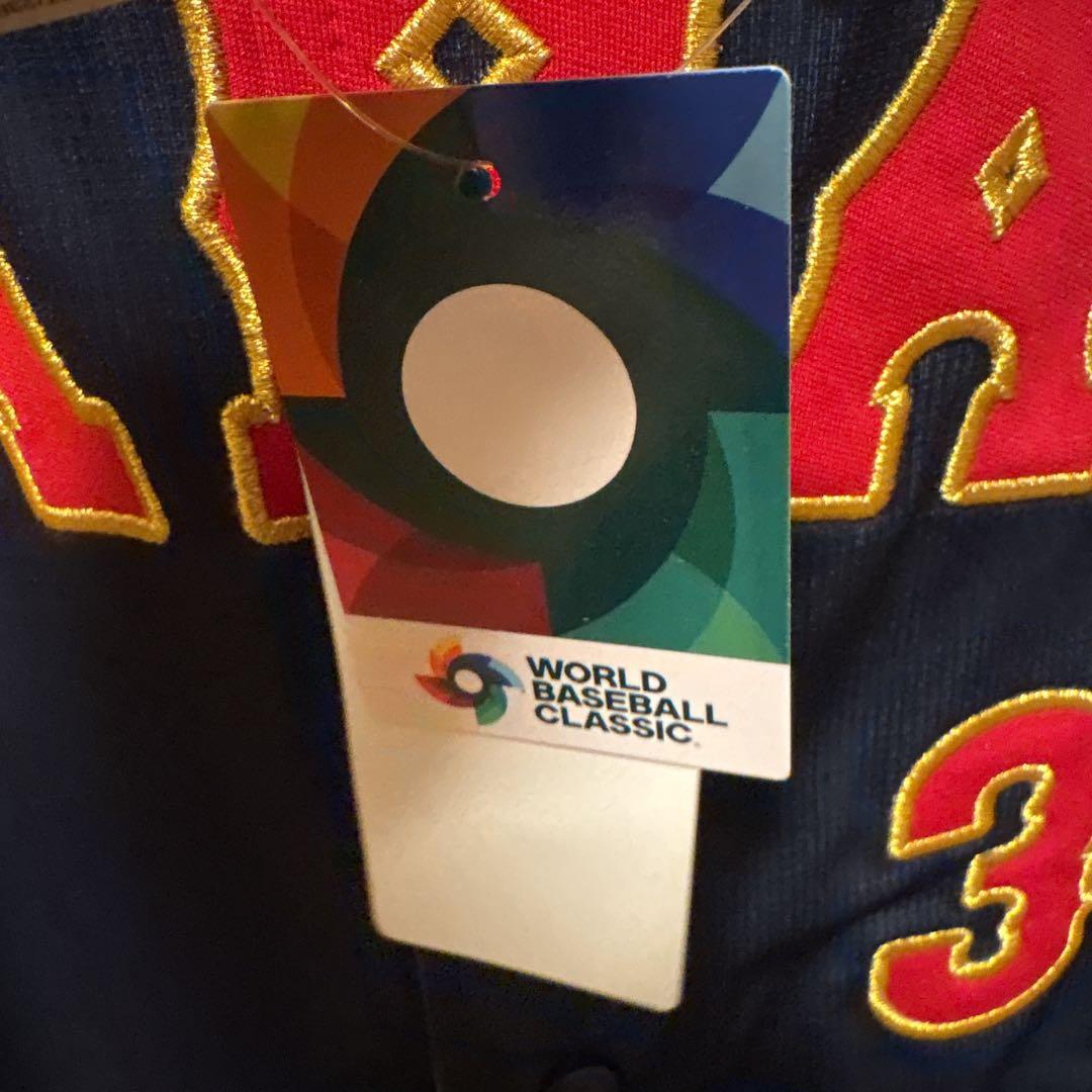 侍JAPAN WBCユニフォーム　吉田正尚　ビジターユニフォームO（XL）