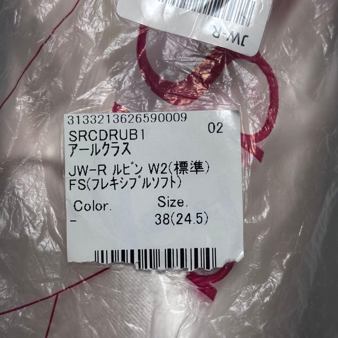未使用　アールクラス　ルビン　38 W2 FS トゥシューズ