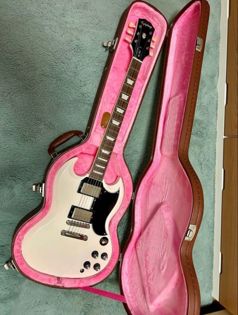 Epiphone IBG 1961 Les Paul SG バーストバッカー搭載