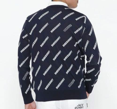 再再再値下げ新品　ジャックバニー　ニット6　紺ネイビー定価17600円