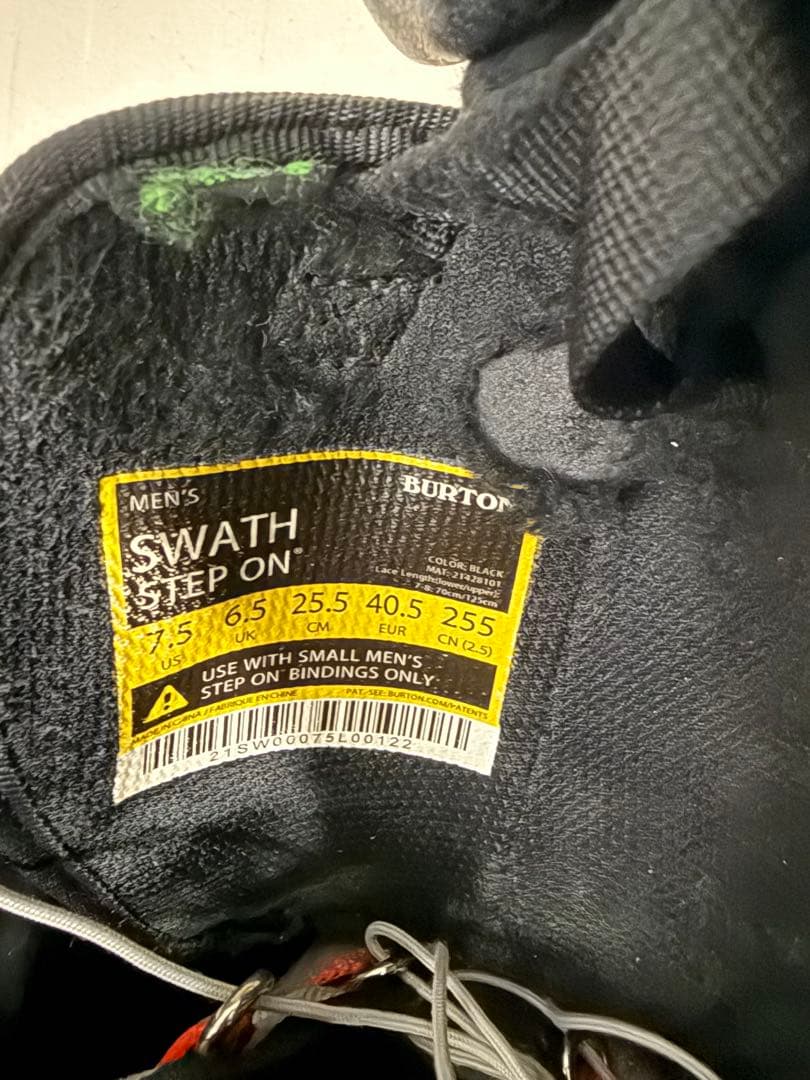 Burton step on swath 25.5 23モデル　スワス