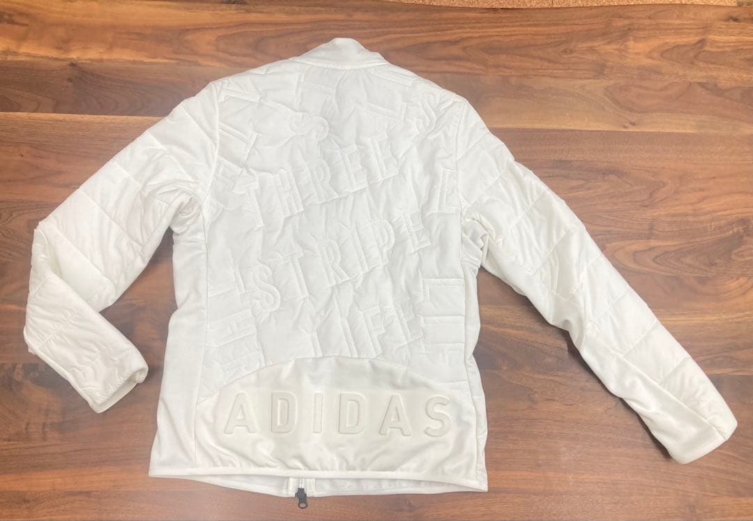 ま*こ様 adidas◆レディース◆軽量！中綿キルティングジャケット◆ホワイト