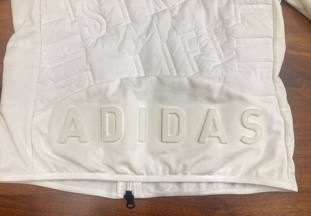 ま*こ様 adidas◆レディース◆軽量！中綿キルティングジャケット◆ホワイト