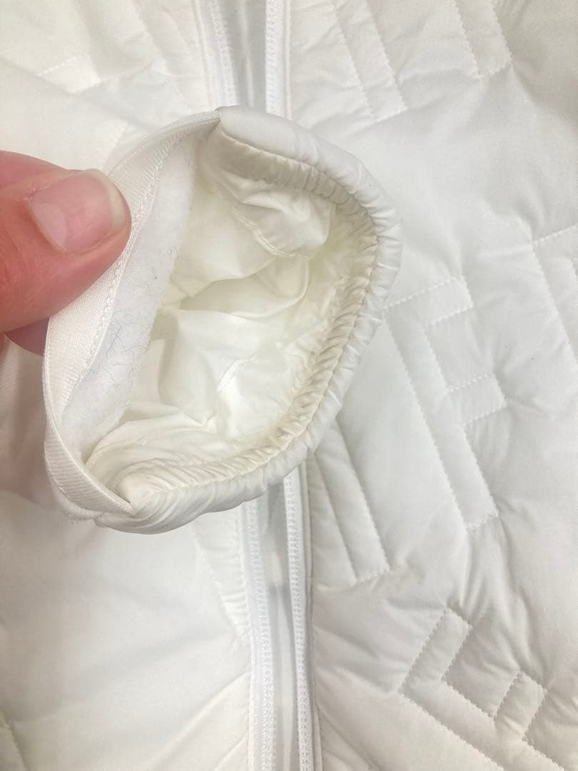 ま*こ様 adidas◆レディース◆軽量！中綿キルティングジャケット◆ホワイト