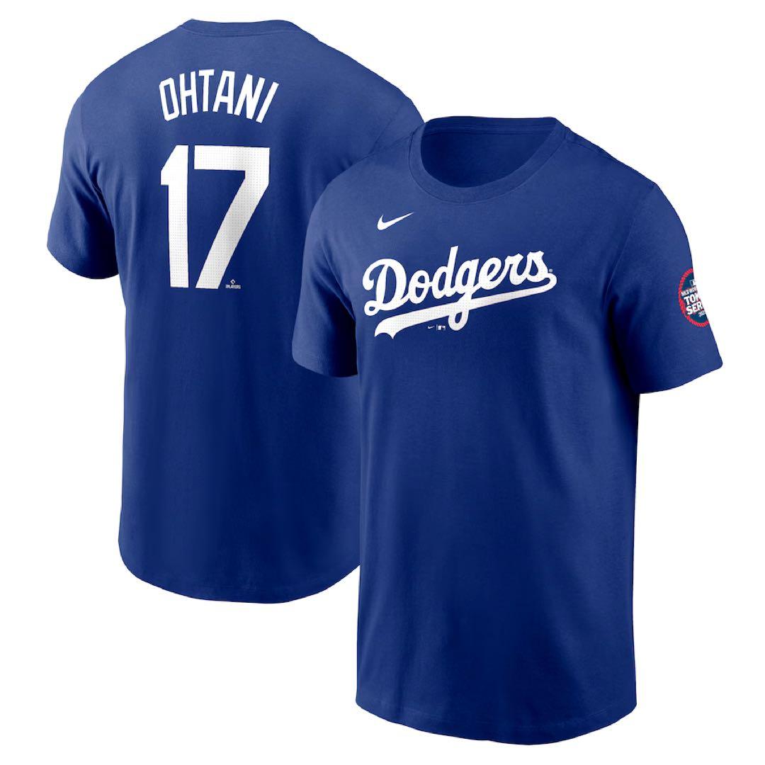 XL ナイキ ドジャース 大谷翔平 Tシャツ ブルー MLB ユニフォーム