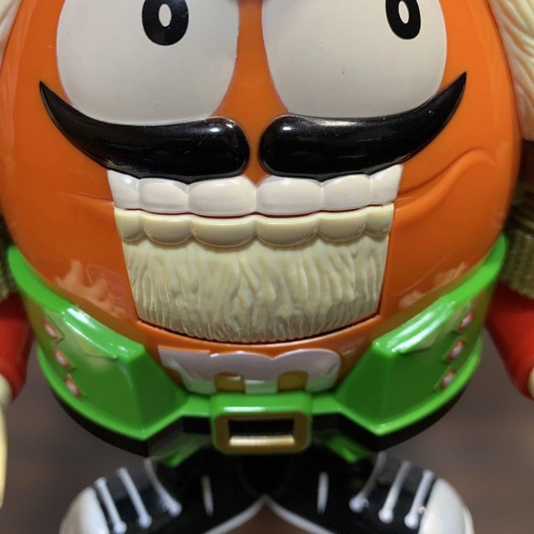 m&m's くるみ割り人形 ディスペンサー オレンジ