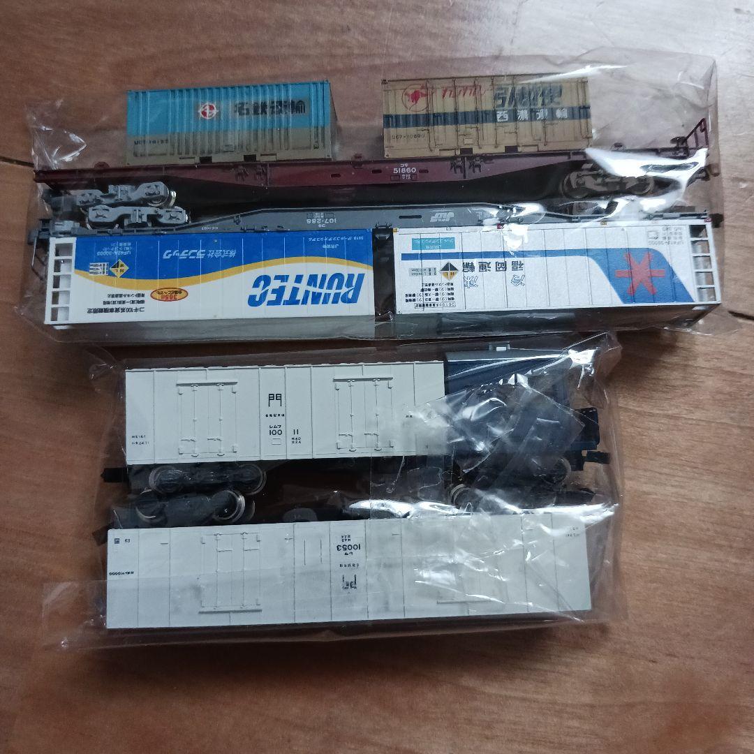 KATO EF510貨物セット　クリーニングカー付き