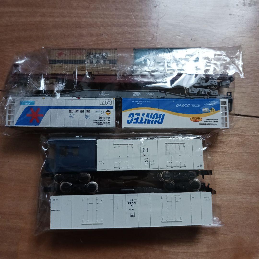 KATO EF510貨物セット　クリーニングカー付き