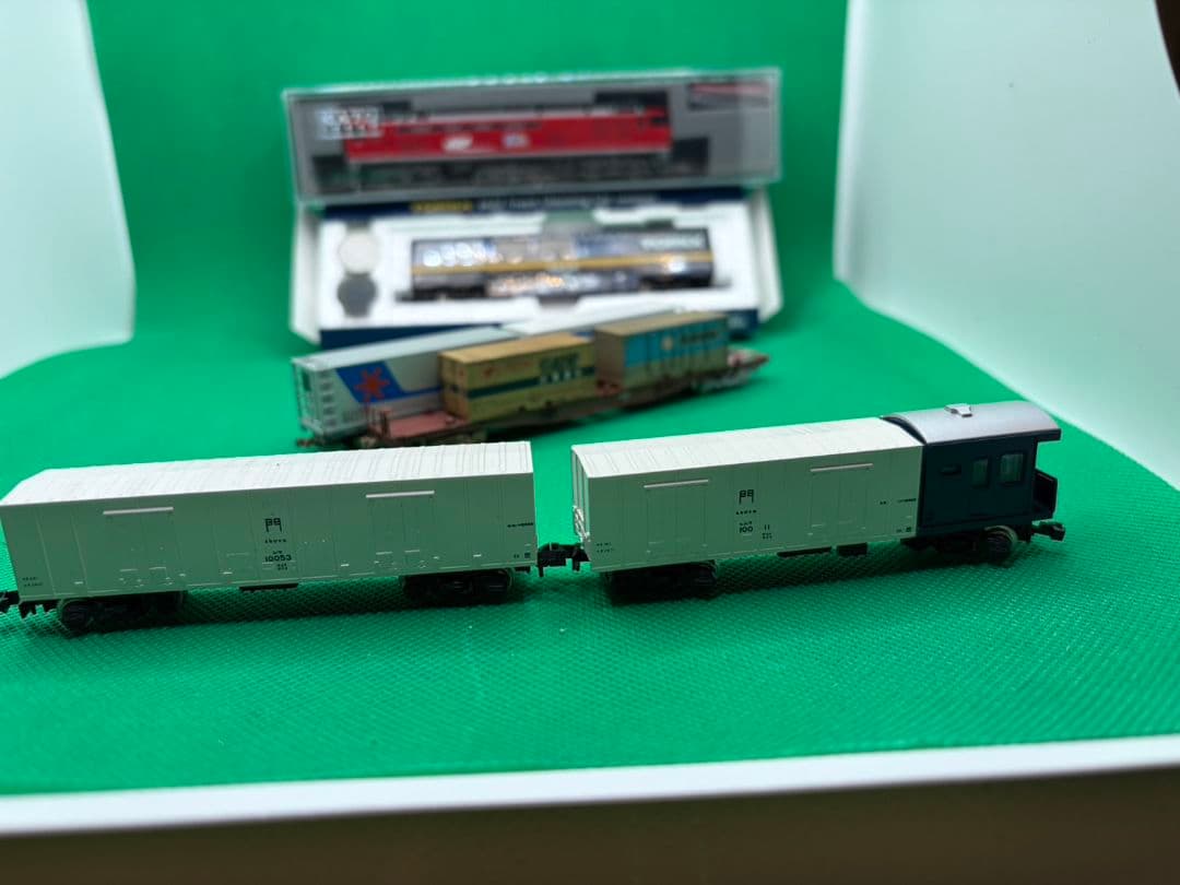 KATO EF510貨物セット　クリーニングカー付き
