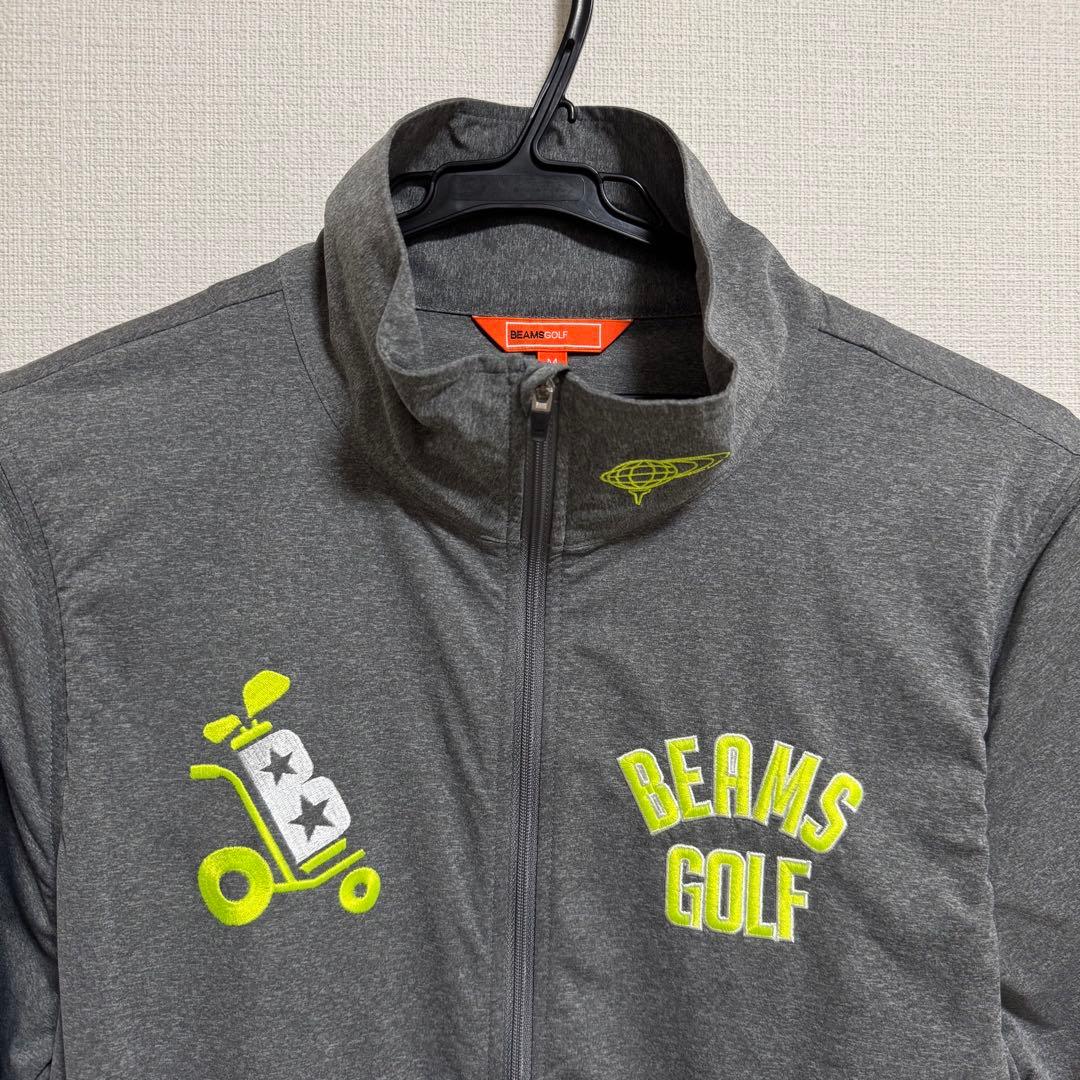 【美品】BEAMSGOLF ビームスゴルフ　メンズブルゾン　ジャケット　M