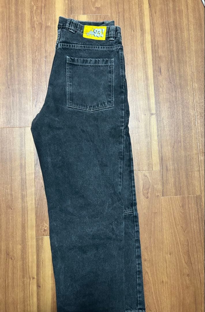 polar skate co 93ブラックデニム 34/32