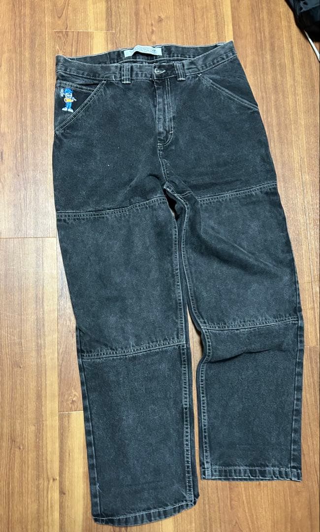 polar skate co 93ブラックデニム 34/32