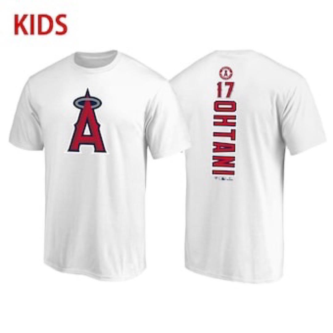 キッズ 150 エンゼルス 大谷翔平 白 Tシャツ ANGELS