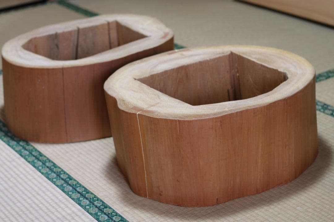 ローテーブル　檜　一枚板　無垢　白木　180cm  厚み10cm