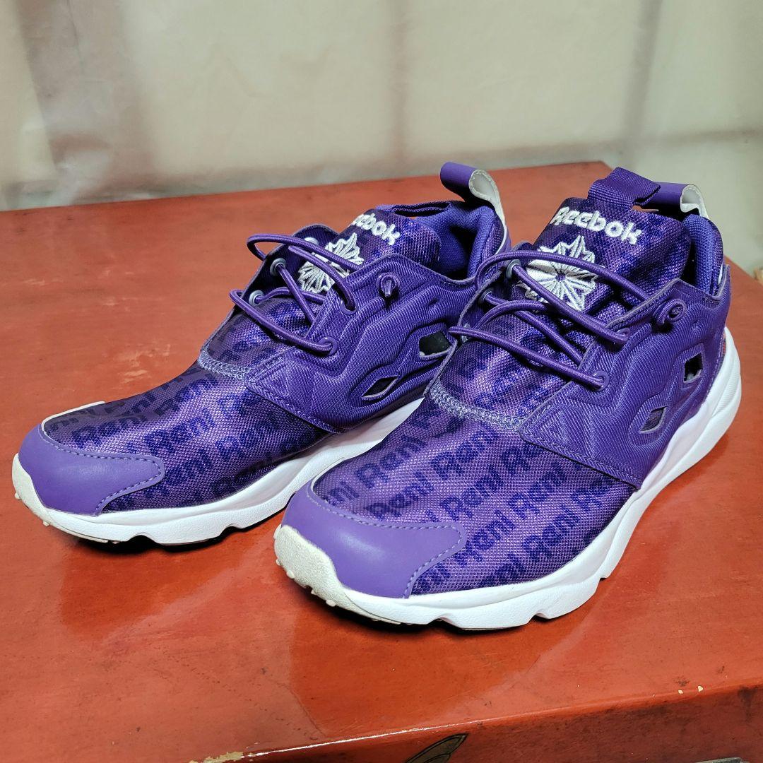 ももクロ Reebokリーボック スニーカー れにちゃん パープル 23.5cm