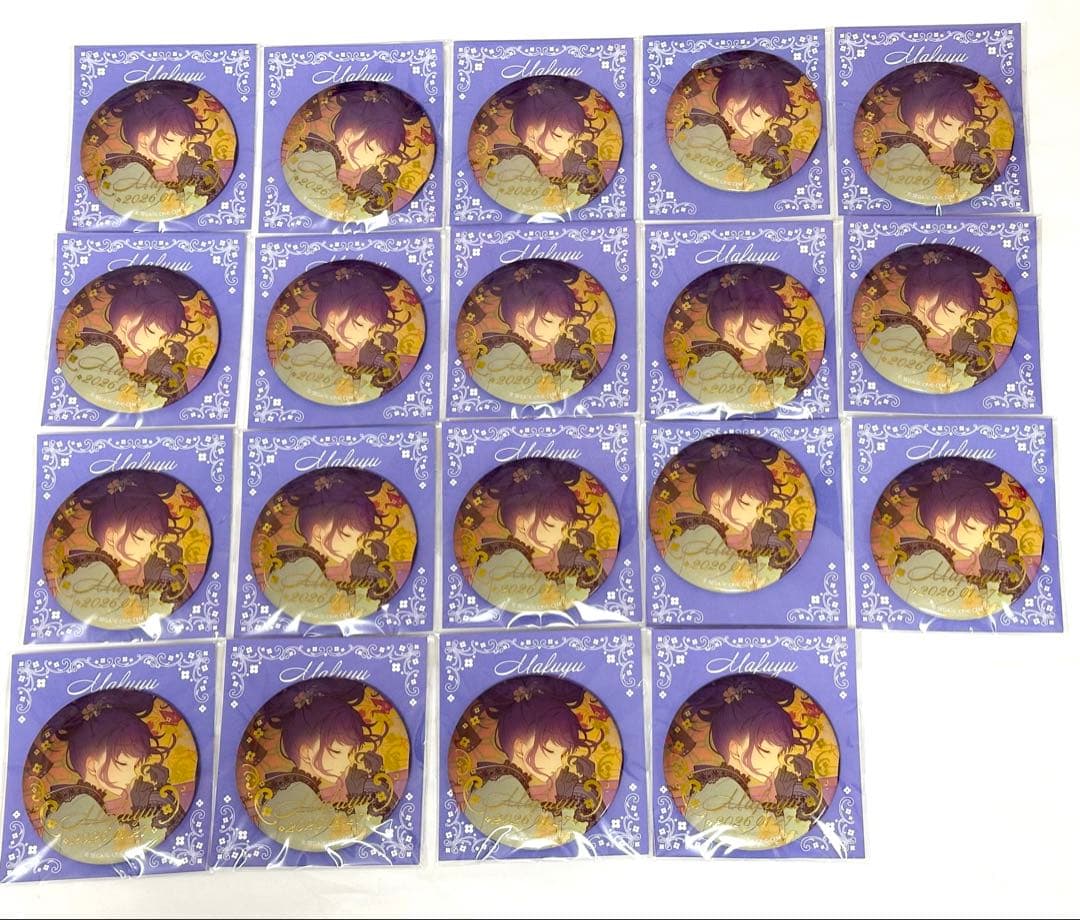 プロセカ 朝比奈まふゆ はぴこれくじ アクリル色紙 D 缶バッジD