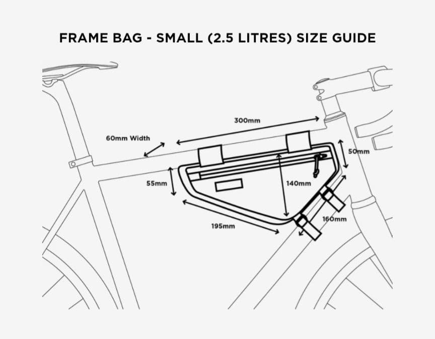 RESTRAP Frame Bag フレームバッグ Sサイズ 2.5 L