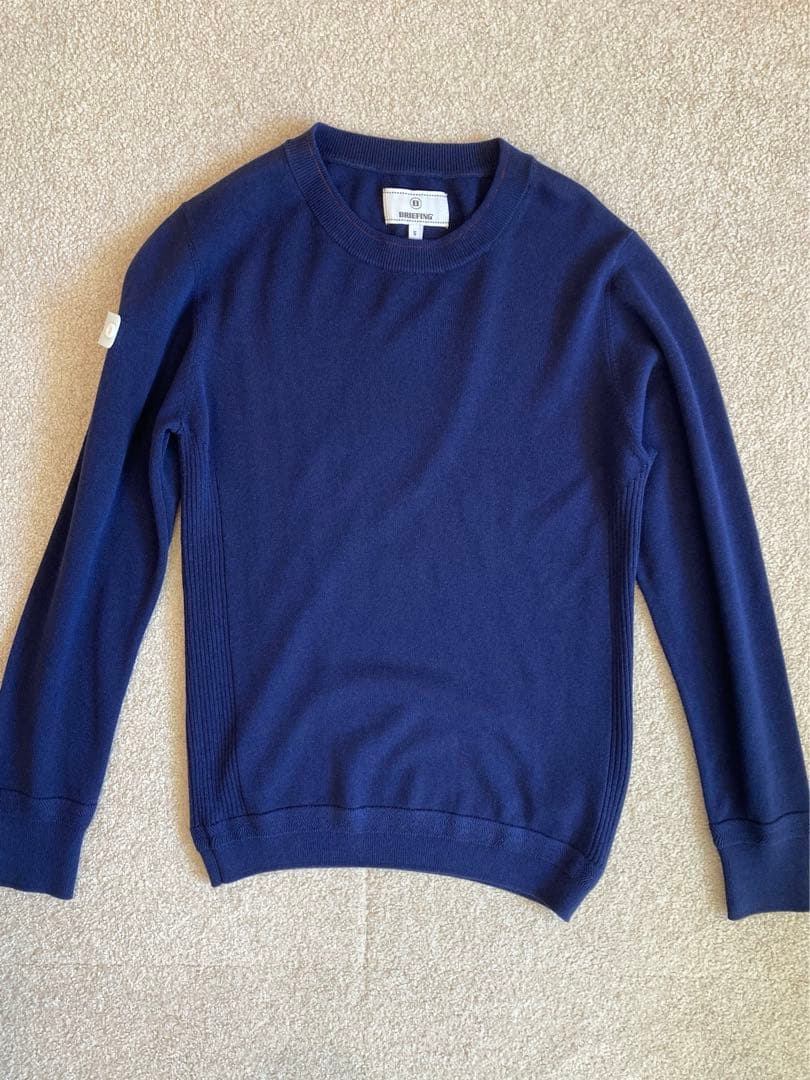 新品＊BRIEFING ブリーフィング カシミヤ ニット レディース ゴルフ 紺