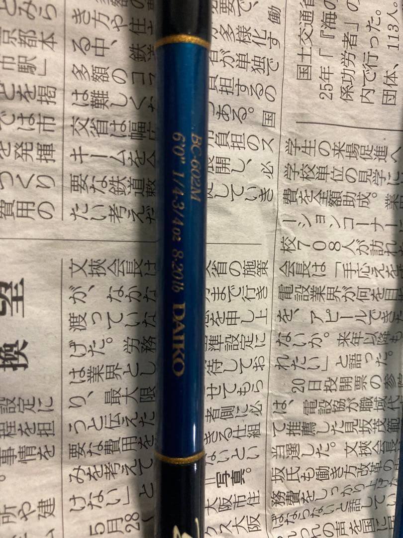 ダイコーBlueder ロッド2本セット（BC-60MLGC）（BC-602M）