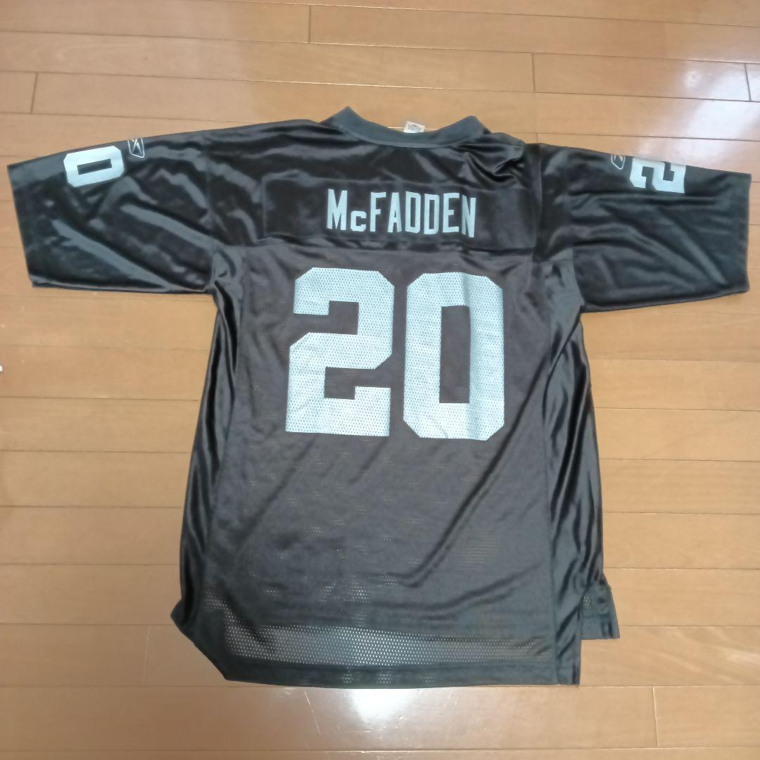 美品Reebok NFL Raiders Mcfadden #20 ゲームシャツ