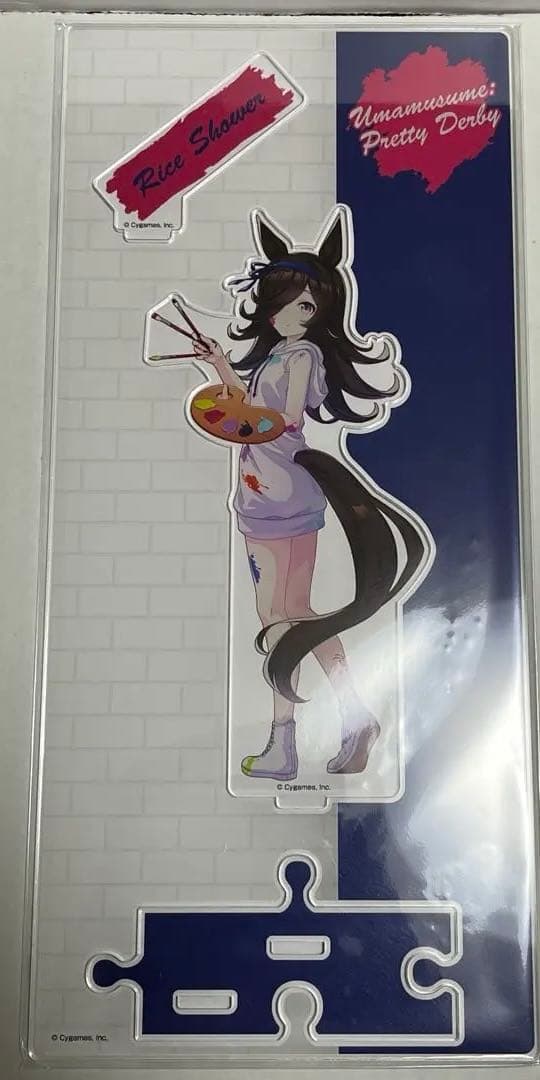 ウマ娘ペインタースタイル ライスシャワー アクスタ タペストリー 特典シート