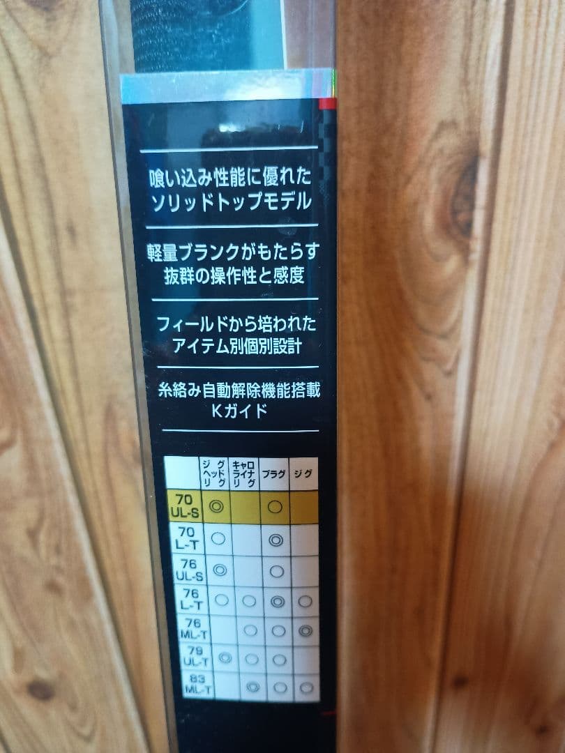 ダイワ　月下美人　70UL-S アジ　メバル