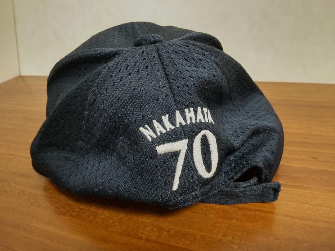 #70 中畑清 直筆サイン 限定ＣＡＰ ※スローガン入り：導 ☆ベイスターズ