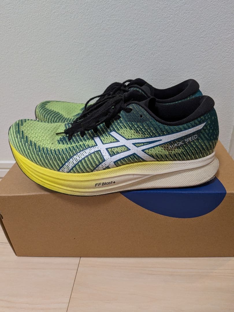 asics MAGIC SPEED2 26.5cm セーフティイエロー×ホワイト