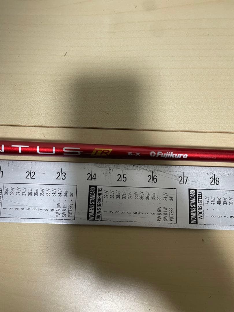 303 フジクラ　ベンタスレッドTR 6X キャロスリーブ付　ドライバー用