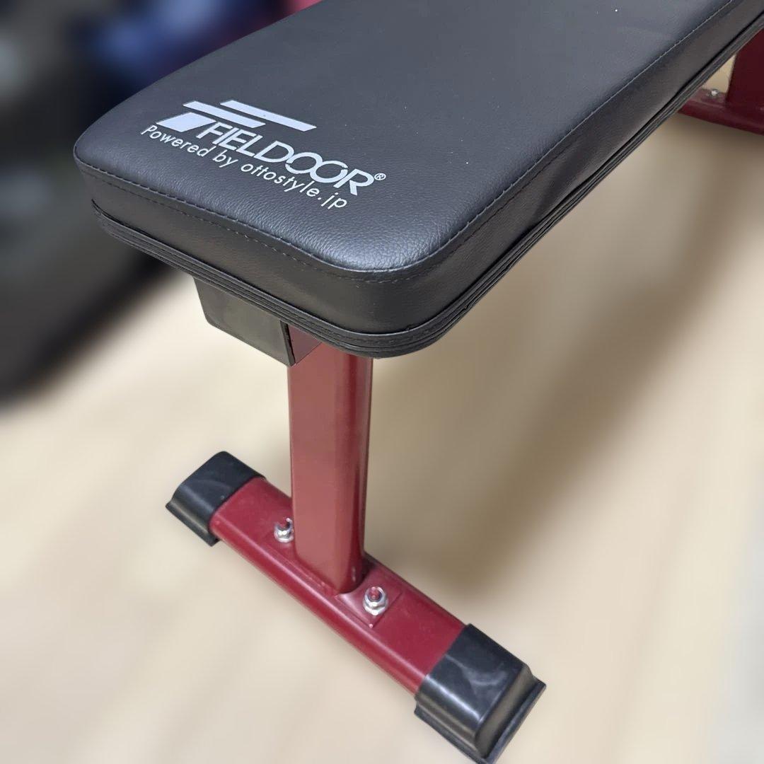 FIELDOOR 折りたたみフラットベンチ 　筋トレ　未使用　組み立て済み