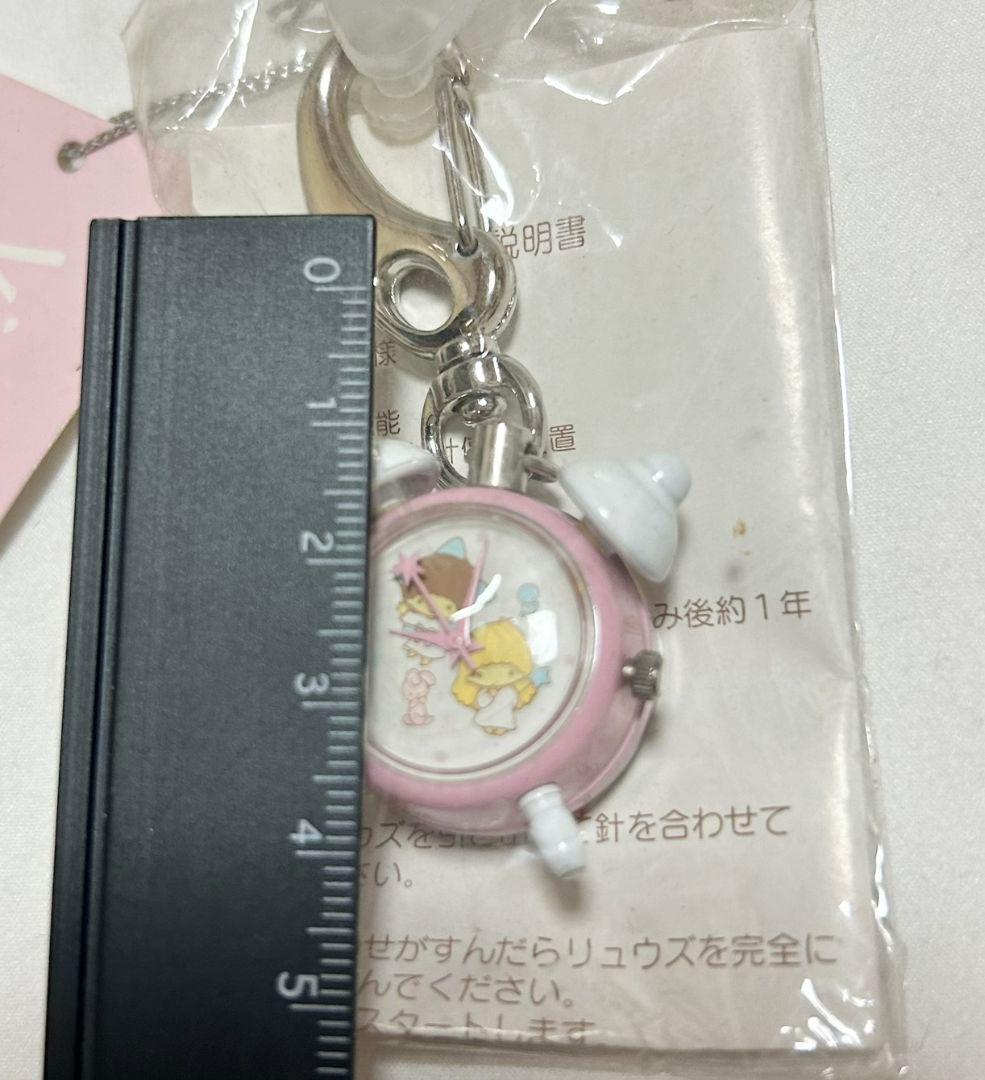 キキララ　ミニ時計　ストラップ　ウォッチ　キーホルダー　vinitix　目覚まし